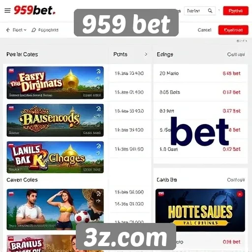 Comparativo de jogos oferecidos no 959 bet