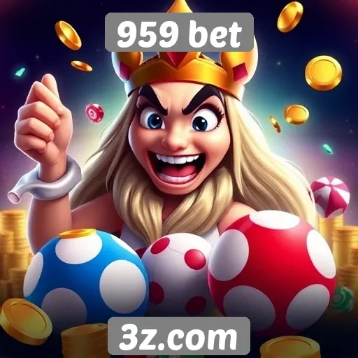 Variedade de jogos disponíveis no 959 bet